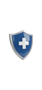 health protection shield transparent background