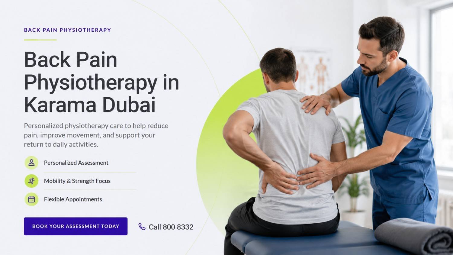 Back Pain Physiotherapy in Karama Dubai